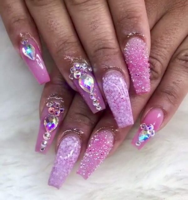 Amazing Glitter Nail Designs 2018-8-23-24beautytutorial.com