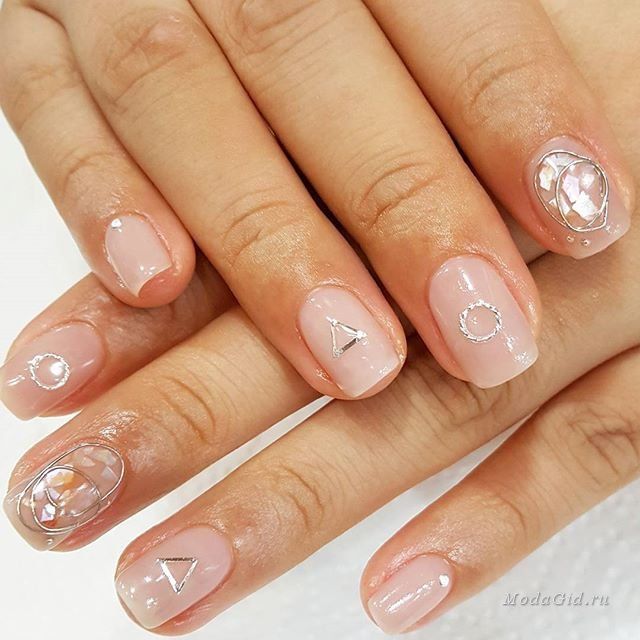 Manicure: Design of nails with wire - a new trend in manicure 2018-24beauty-11