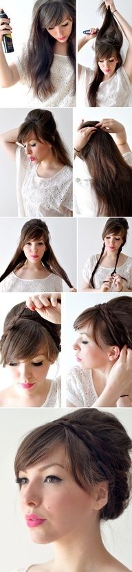 Simple hairstyles for medium length hair-24beautytutorial.com
